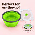 Collapsible Travel Bowl + Lid 1